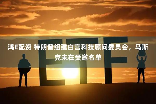 鸿E配资 特朗普组建白宫科技顾问委员会，马斯克未在受邀名单