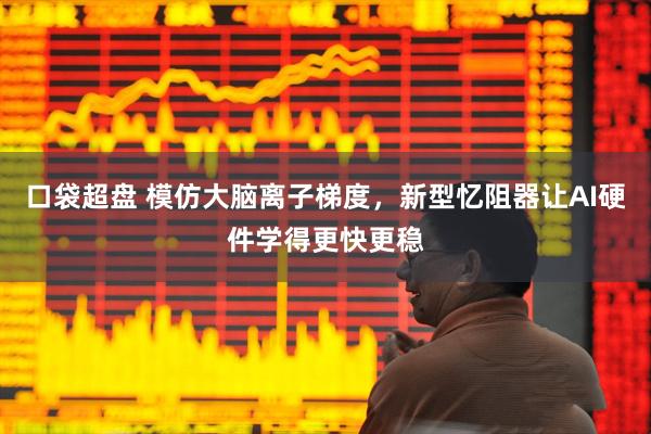 口袋超盘 模仿大脑离子梯度，新型忆阻器让AI硬件学得更快更稳